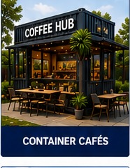 Container cafe concept