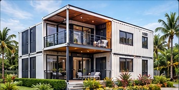 G+1 residential prefabricated container model